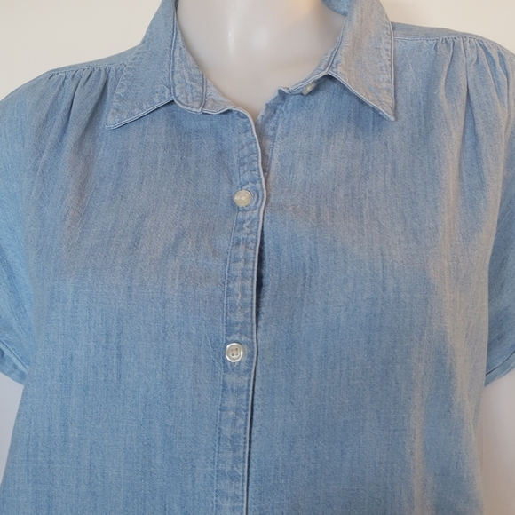 OLD NAVY DENIM DRESS LARGE - Picture 5 of 9